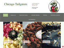 Tablet Screenshot of chicagotailgators.com